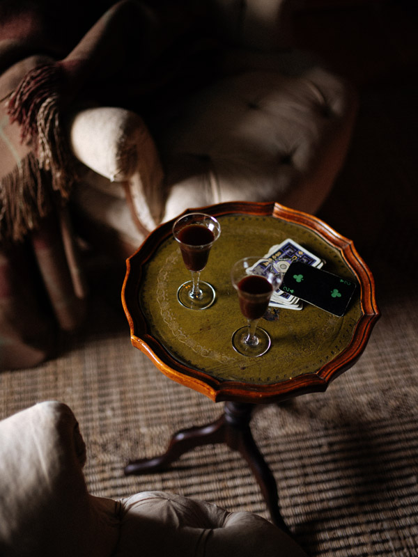 Playing cards at Lumiere Lodge