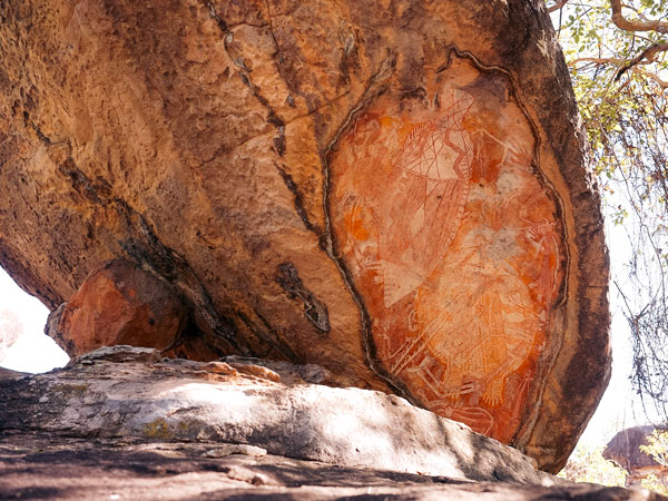 rock art in Mt Borradaile