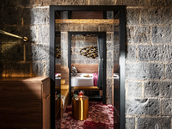 the rustic bedroom interior of The Interlude, Melbourne accommodation 