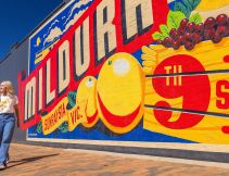 explore Mildura include exploring its rich cultural scene. From vibrant street art and ancient stories to exhibitions at the Mildura Arts Centre, Australia’s first regional gallery.