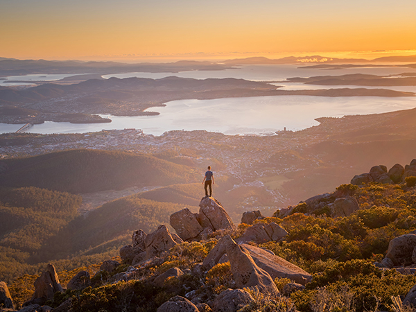 No matter where you are in Hobart you are never far away from the City's beloved mountain, Kunanyi / Mount Wellington
