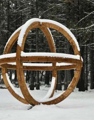 Václav Fiala, 'Universum', Sculpture Forest Snowy Valleys
