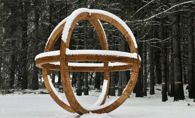 Václav Fiala, 'Universum', Sculpture Forest Snowy Valleys