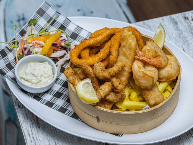 seafood dishes at Saltwater Kiama