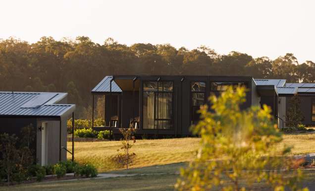 Exterior of The Lane Retreat on Palmers Lane Vineyard