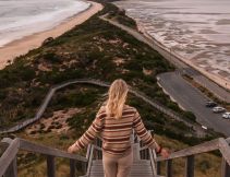 Bruny Island Neck is an isthmus of land connecting north and south Bruny Island.