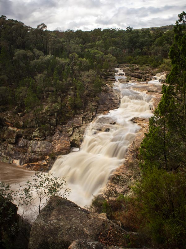 Woolshed Falls in Beechworth, Victoria