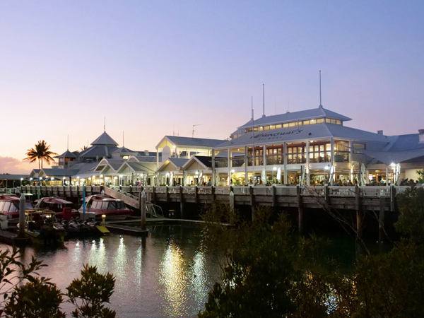 the Hemingway’s Brewpub at the marina, Port Douglas bars and pubs