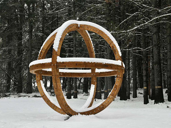 Václav Fiala, 'Universum', Sculpture Forest Snowy Valleys