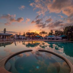 The pool at Kgari Beach Resort