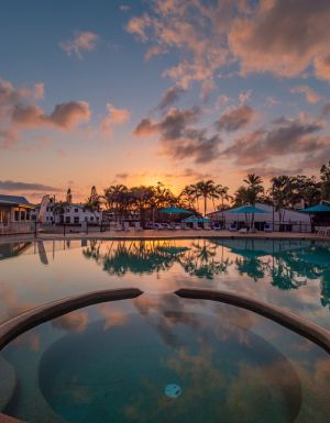 The pool at Kgari Beach Resort