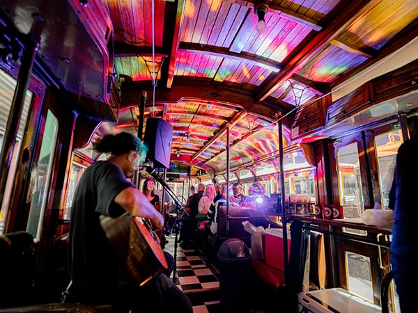bendigo groove tram interior