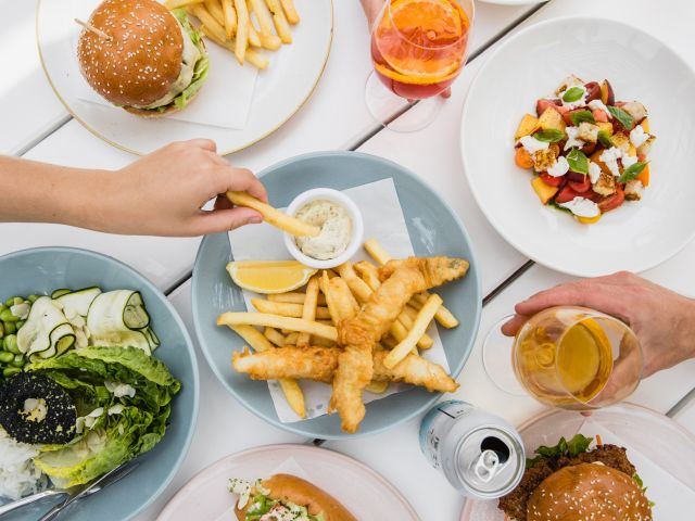 a feast at Diggies Kiama