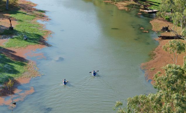 Gunbower Forest in rural Victoria, known as the Kakadu of the South