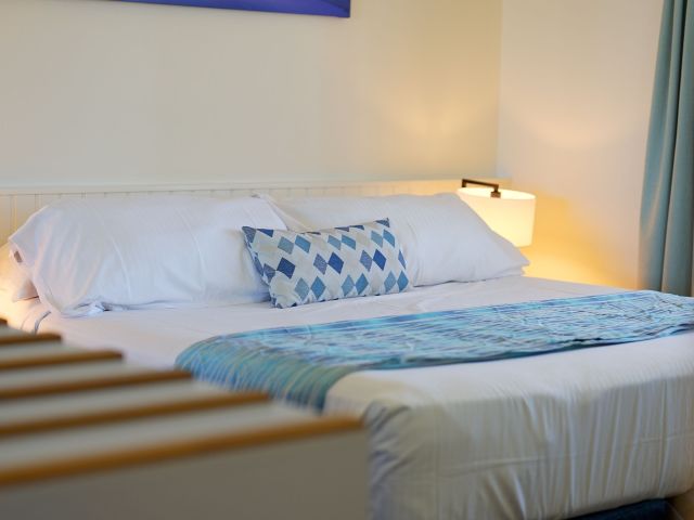 bed in K'gari Beach Resort Resort Room