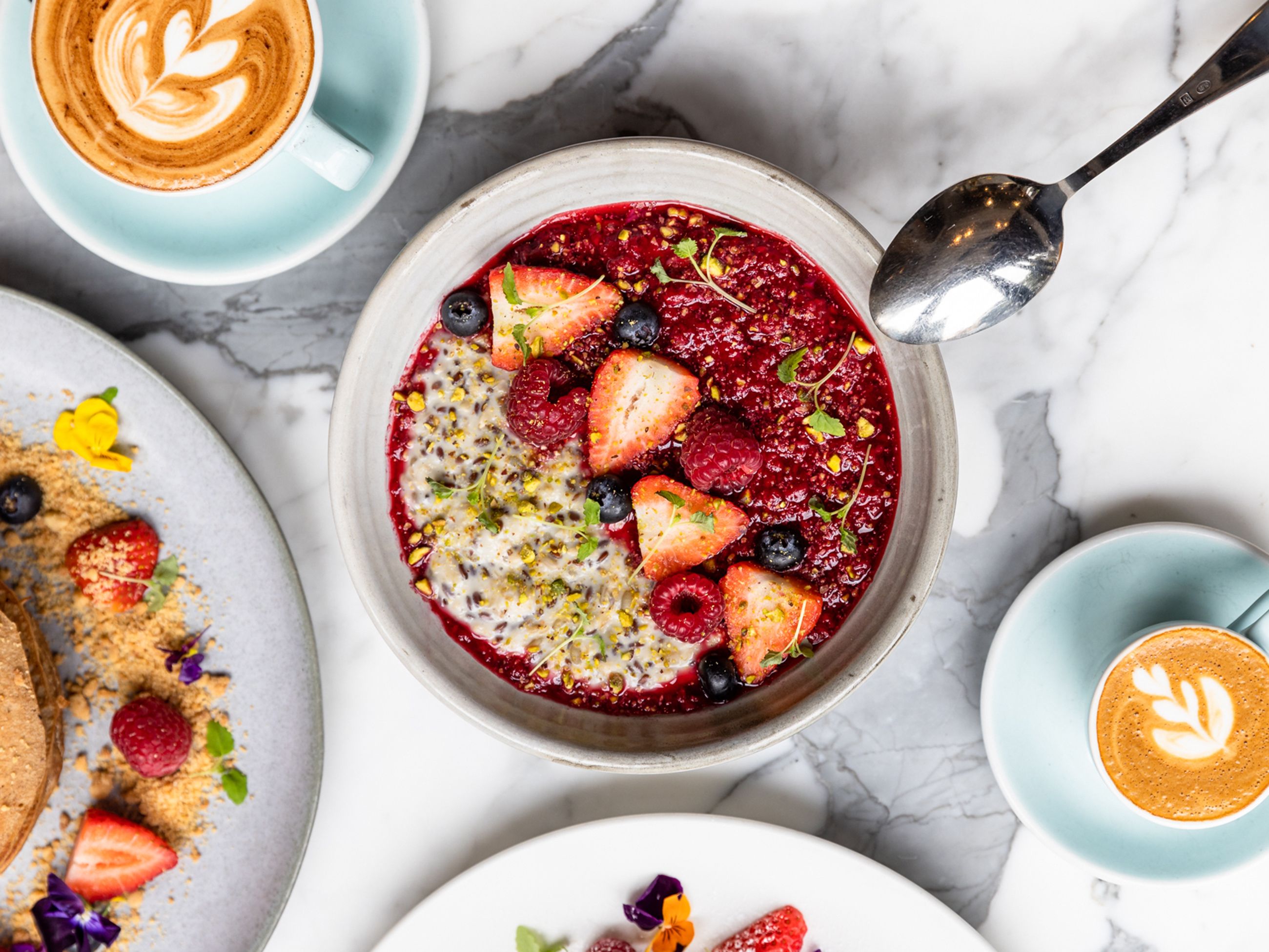brunch and coffee at Darling Cafe, Melbourne