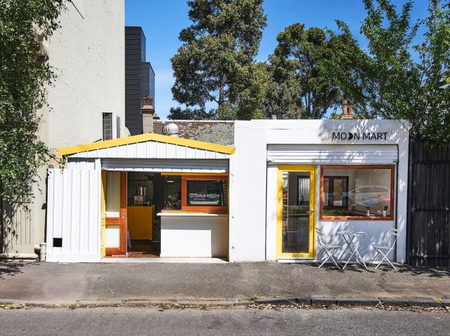 Moon Mart cafe exterior