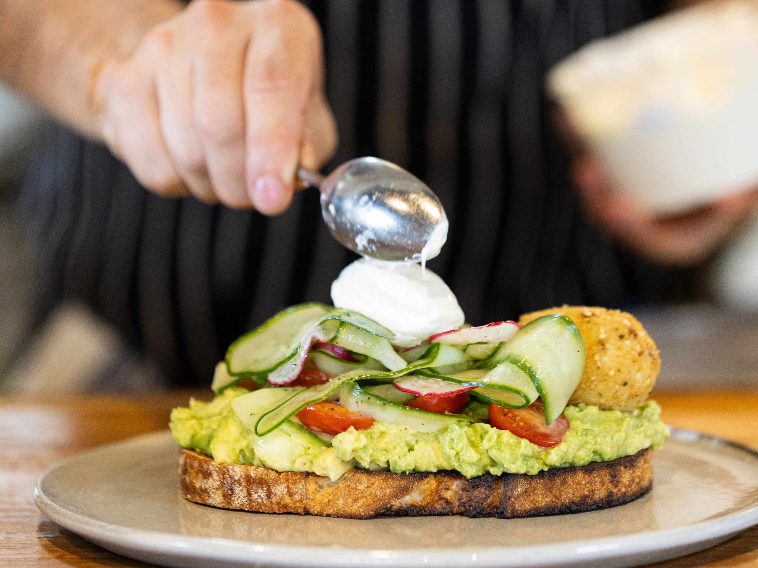 avocado toast at Mammoth, Armadale