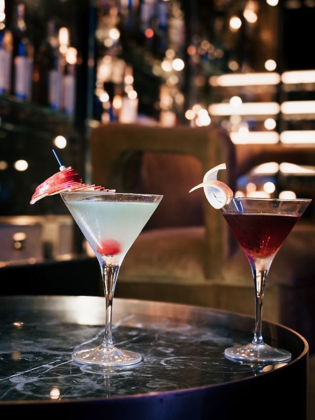 cocktails at Ocean 12, Southbank