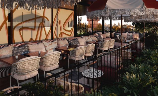 25hours Hotel The Olympia monica rooftop