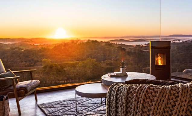 View at Sierra Escape in Mudgee