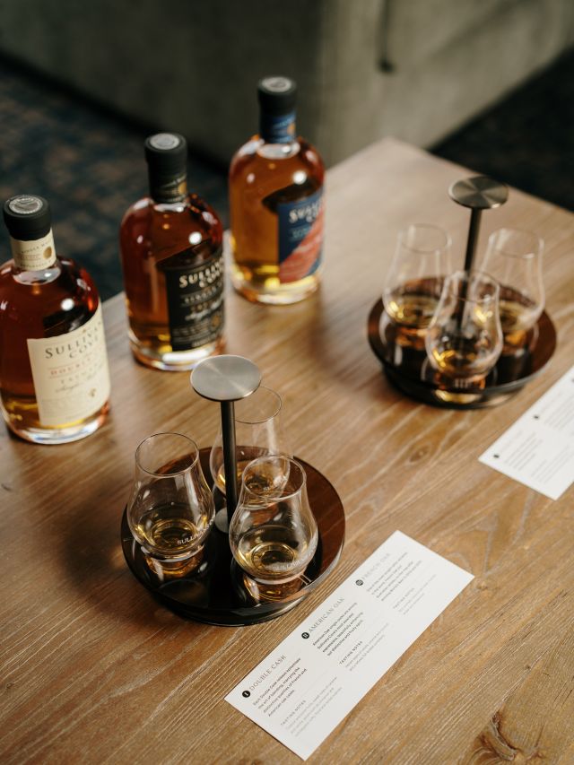 Whisky tasting at Pumphouse Point