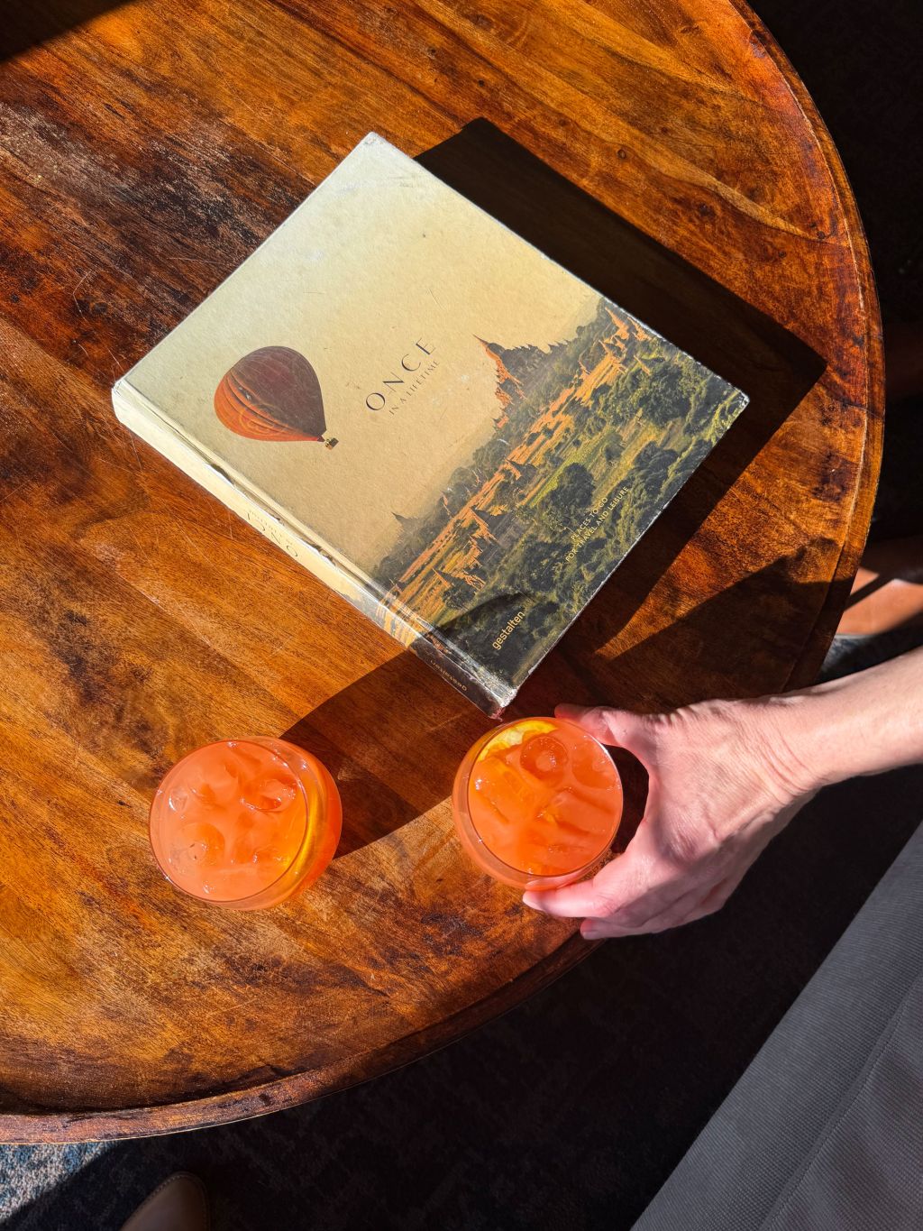 Elevated spirits are served in the Shorehouse each evening.