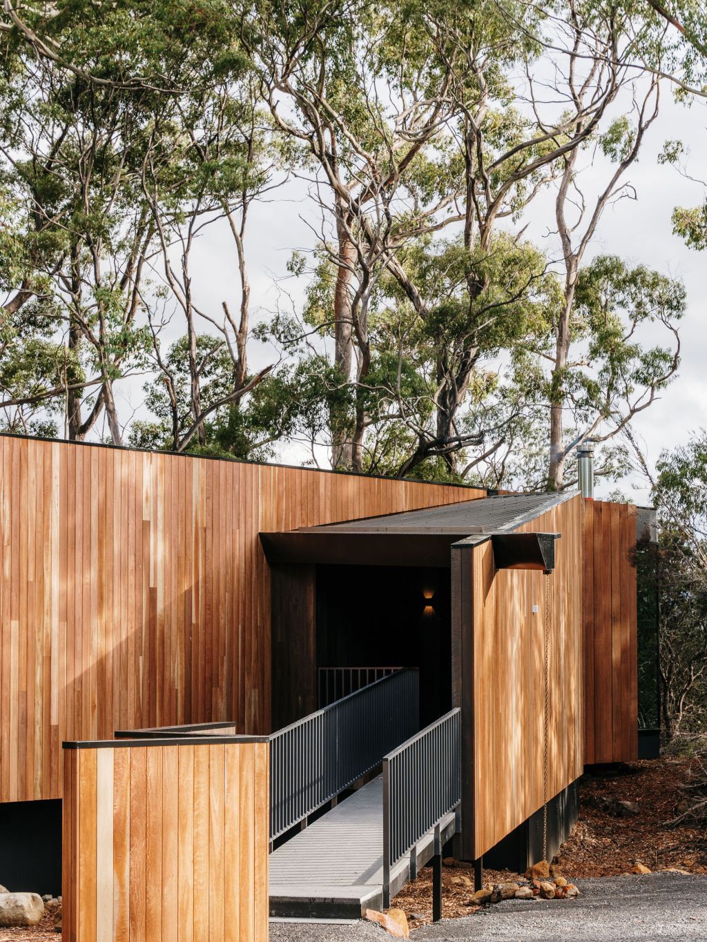 Exterior of new Pumphouse Retreats