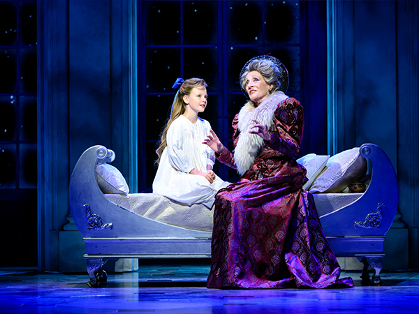 ANASTASIA the musical performer on stage.