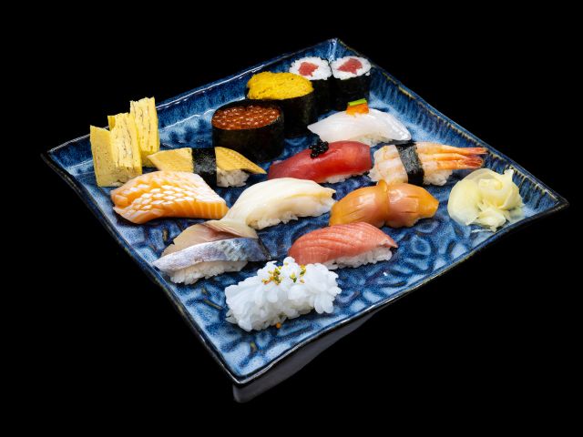 nigiri, sushi and sashimi bites at Kuon Sushi Sei