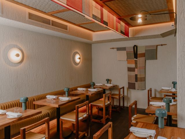 the Japanese dining interior at Itō