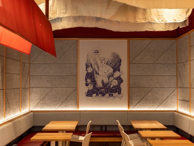 the restaurant interior of Dopa Donburi & Dessert Bar