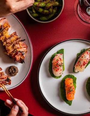 a bottomless Japanese brunch at Luc-San