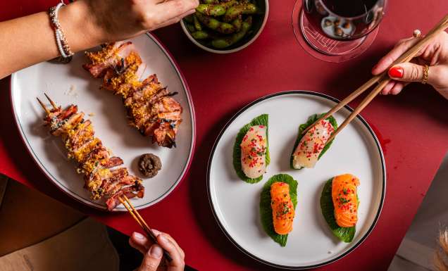 a bottomless Japanese brunch at Luc-San