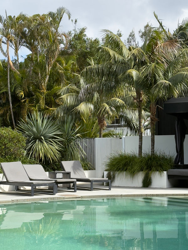 the magnesium pool at The Bower Byron Bay