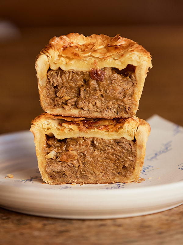 Beef rendang pie at Turret Bakehouse