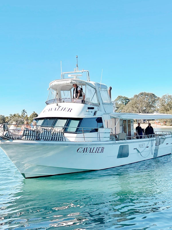 guests onboard Crusader 1, Cavalier Cruises, Mooloolaba