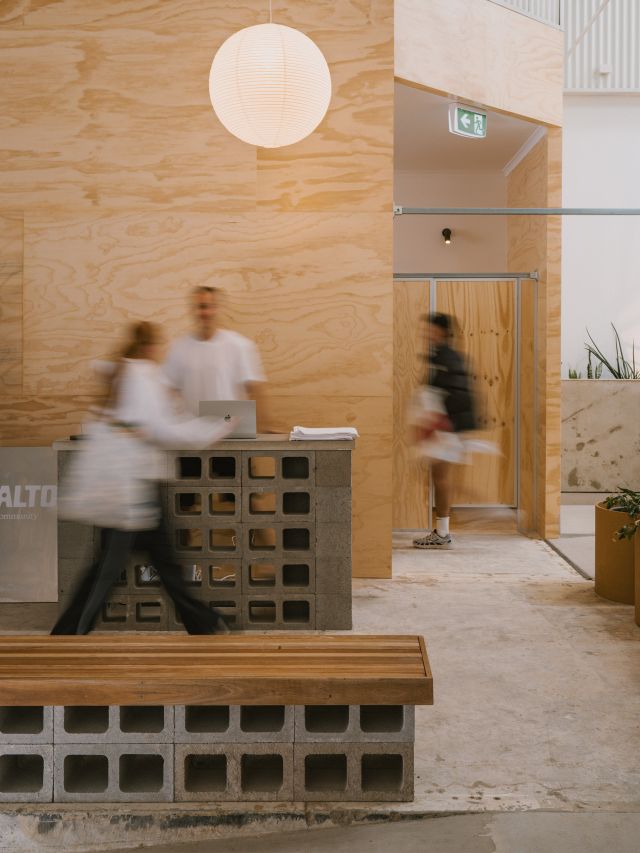 Aalto Community adelaide reception desk