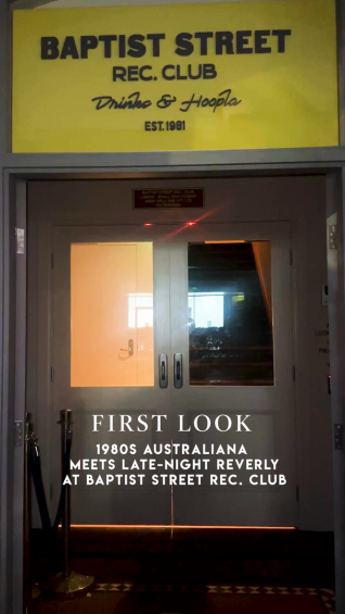 First look: Baptist St Rec. Club, Sydney