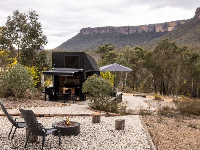 aerial of Ligo, airbnb winner Australian Host Awards