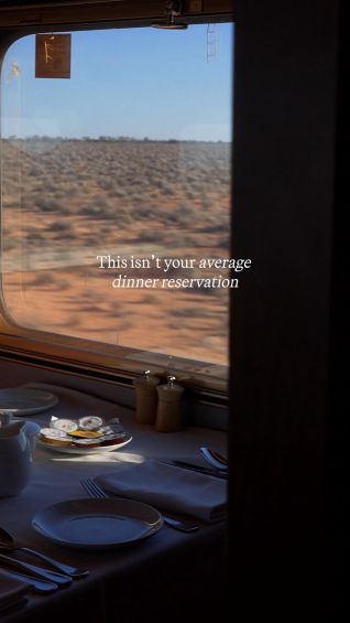 Dining on the Indian Pacific