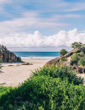 Scenic coastal views from Little Bay Picnic Area, South West Rocks