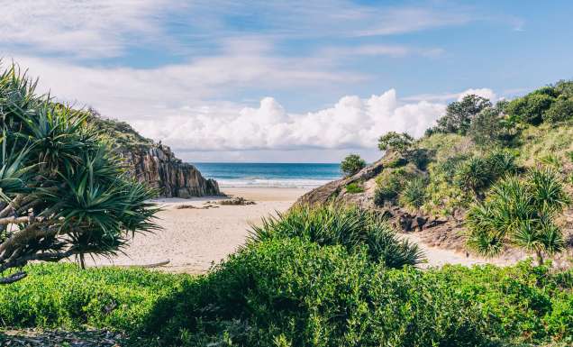 Scenic coastal views from Little Bay Picnic Area, South West Rocks