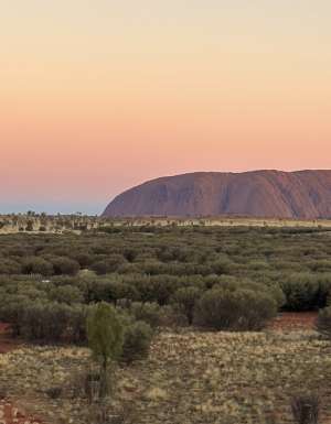 Uluru at sunset