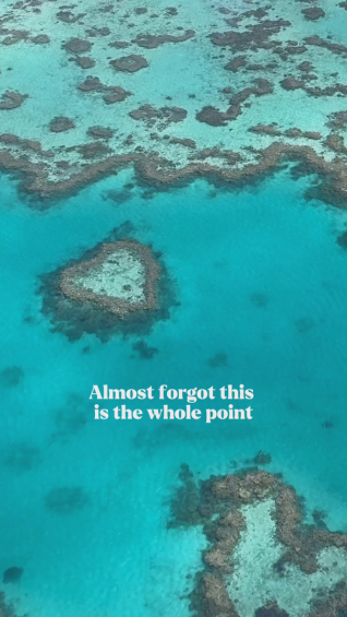 An unforgettable tour to Heart Reef, Whitsundays
