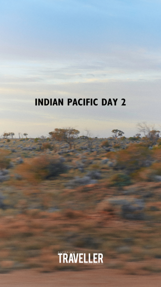 Indian Pacific day 2: Into the outback