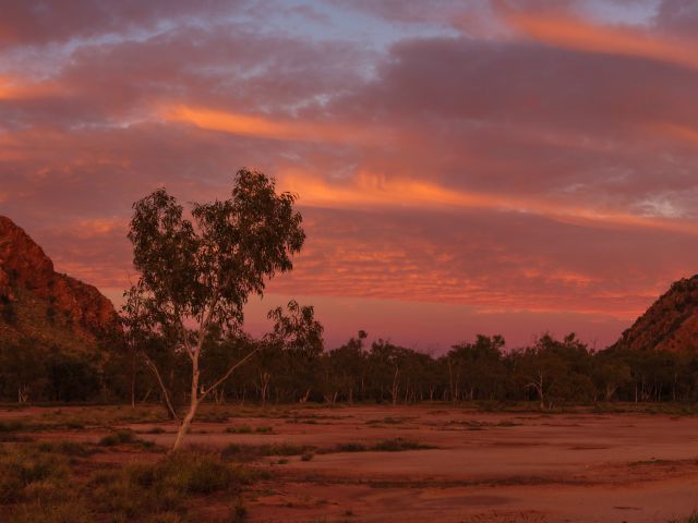 Location of The Shed Ilparpa with view of Mount Ertwa