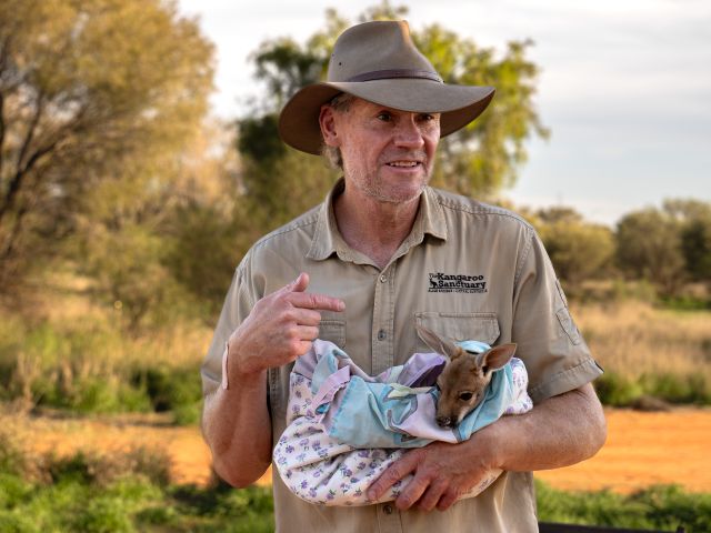 The Kangaroo Sanctuary Alice Springs, the inspiration for the Kangaroo move