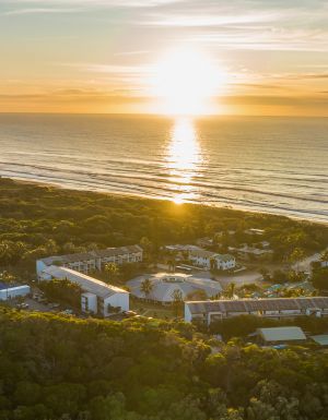 K'gari Beach Resort Aerial