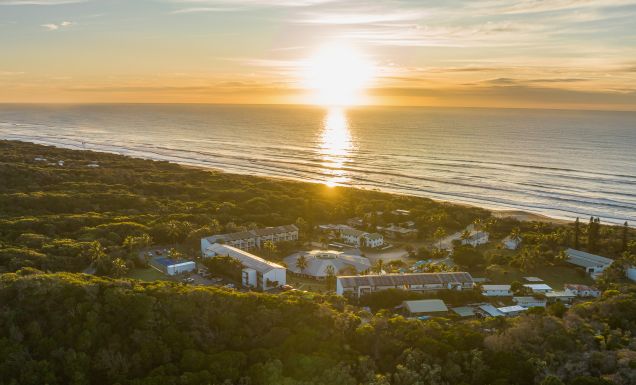 K'gari Beach Resort Aerial